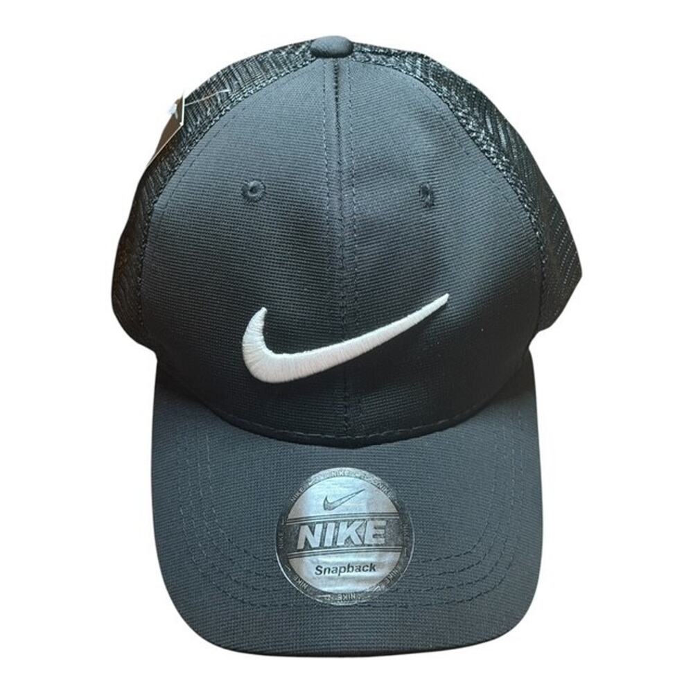 Nike Unisex Snapback NWT Golf Classic Vented Performance Flex Hat Black Sports